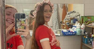 Harry Potter star Jessie Cave pregnant with fourth child as she debuts baby bump - www.ok.co.uk - county Brown