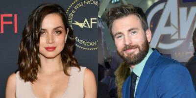 Ana de Armas to Reunite On-Screen with Chris Evans, Replacing One of His Other Frequent Co-Stars - www.justjared.com
