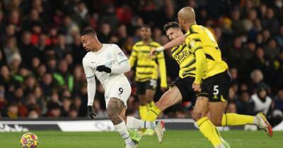 Pep Guardiola not pleased with late foul on Gabriel Jesus in Man City win at Watford - www.manchestereveningnews.co.uk - Manchester