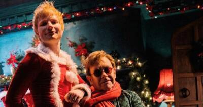 Ed Sheeran & Elton John heading for Number 1 with Merry Christmas - www.officialcharts.com