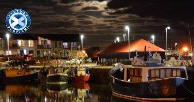 Picture Scotland: Scot snaps beautiful winter's night photo of Arbroath harbour - www.dailyrecord.co.uk - Scotland