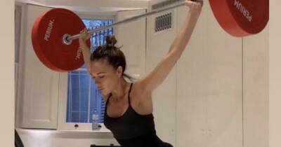 Victoria Beckham shows off impressive strength during weightlifting gym session - www.ok.co.uk