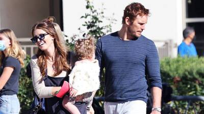 Chris Pratt Brings Son Jack, 9, For Lunch With Katherine Schwarzenegger Baby Lyla — Photos - hollywoodlife.com - Los Angeles
