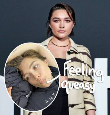 Yikes! Florence Pugh Turned 'Green' & Fainted While Getting THIS Piercing! - perezhilton.com