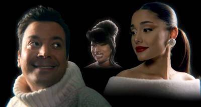 Jimmy Fallon Recruits Ariana Grande & Megan Thee Stallion for the Perfect Pandemic Christmas Song - Watch Now! - www.justjared.com