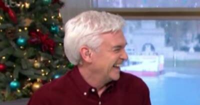 Phillip Schofield laughs as he makes dig about Piers Morgan's famous GMB walkout - www.ok.co.uk - Britain
