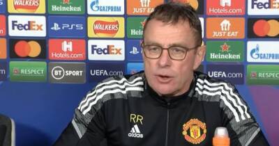 Ralf Rangnick lists four things for Manchester United to improve in new 4-2-2-2 formation - www.manchestereveningnews.co.uk - Manchester