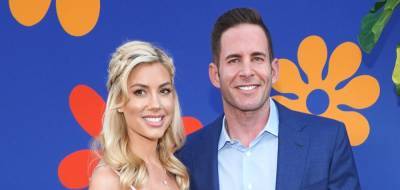 'Selling Sunset' Star Heather Rae Young Gets Fiance Tarek El Moussa's Name Tattooed on Her Backside - www.justjared.com