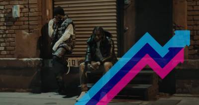 Lil Tjay and 6LACK dial in at Number 1 on the Official Trending Chart - www.officialcharts.com - Britain