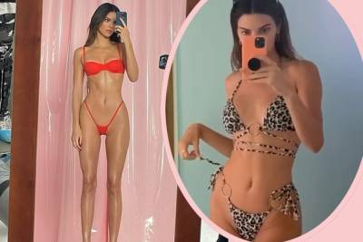 Kendall Jenner Accused Of Photoshopping Her Skims Bikini Pics: 'No One Has These Proportions' - perezhilton.com - county Kendall