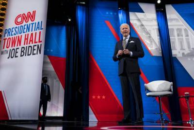 Joe Biden’s Debut Presidential Town Hall Is A Ratings Winner For CNN & POTUS - deadline.com - USA - county Hall