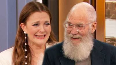 Drew Barrymore Gets Birthday Surprise From David Letterman 25 Years After She Flashed Him on 'The Late Show' - www.etonline.com
