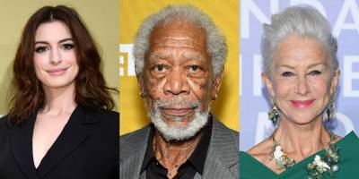 Anne Hathaway, Morgan Freeman, Helen Mirren, & More to Lead 'Solos' Series for Amazon - www.justjared.com