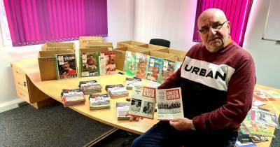 Manchester United superfan selling off his incredible collection of matchday programmes - spanning seventy years - www.manchestereveningnews.co.uk - Manchester