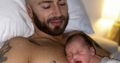 Why skin-to-skin contact with your newborn is important as Jake Quickenden is trolled for 'posing topless' with son - www.ok.co.uk