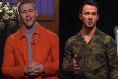 Nick Jonas jokes with brother Kevin about Jonas Brothers’ future on ‘SNL’ - nypost.com
