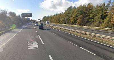 Man rushed to hospital after two-vehicle smash on busy M80 - www.dailyrecord.co.uk - Scotland