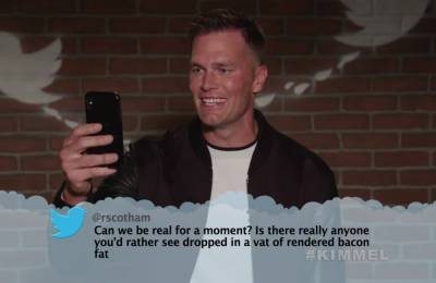Tom Brady Reads ‘Mean Tweets’ About His Sex Life & More In ‘Jimmy Kimmel’ Segment - etcanada.com - county Bay - Kansas City