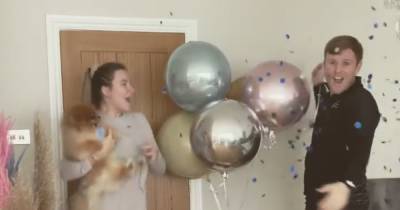 Inside TOWIE stars Georgia Kousoulou and Tommy Mallet's gender reveal with gorgeous cake and balloons - www.ok.co.uk
