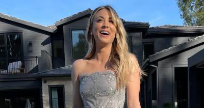 Kaley Cuoco Has a Princess Moment in Oscar de la Renta for Golden Globes 2021 - www.justjared.com - Beverly Hills