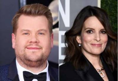 Golden Globes: James Corden mocked by Tina Fey over The Prom performance - www.msn.com - New York - Los Angeles