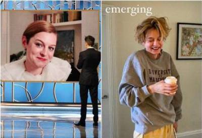 Emma Corrin gives behind-the-scenes look at the morning after her Golden Globes win - www.msn.com - London