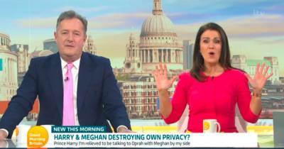 Piers Morgan accused of 'constantly bashing' Harry and Meghan by annoyed Susanna Reid - www.dailyrecord.co.uk - Britain