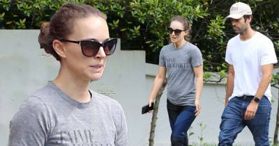 Natalie Portman enjoys a stroll with husband Benjamin Millepied - www.msn.com