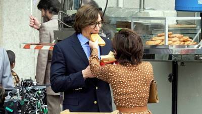 Lady Gaga Feeds Adam Driver A Delicious Pastry As They Cozy Up While Filming A Movie In Italy - hollywoodlife.com - Italy