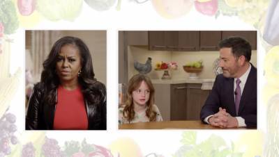 Michelle Obama Tries To Convince Jimmy Kimmel’s Daughter To Eat Vegetables Ahead of ‘Kimmel’ Appearance - deadline.com