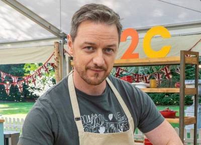 Between his arms and the winking James McAvoy has Bake Off fans in a tizzy - evoke.ie