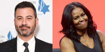 Michelle Obama Responds to Jimmy Kimmel's 'Sick' Question About Her Sex Life - www.justjared.com
