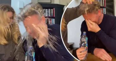 Gordon Ramsay shocked as daughter Tilly smashes an egg on his head - www.msn.com