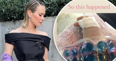 Sarah Paulson wore Prada cast to Golden Globes after on set injury - www.msn.com - USA - county Story