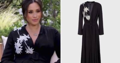 Meghan Markle glows in Giorgio Armani in preview of interview with Oprah - copy her look here - www.ok.co.uk