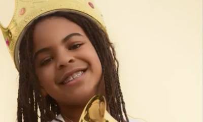 Blue Ivy Carter holding her very first Grammy proves the fruit doesn’t fall far from the tree - us.hola.com
