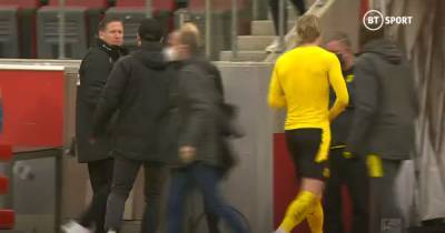 Manchester United transfer target Erling Haaland sends message to Borussia Dortmund fans after storming off pitch - www.manchestereveningnews.co.uk - Manchester