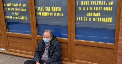 Retired vicar reported to police after vandalising MP's office in climate change protest - www.manchestereveningnews.co.uk - Manchester