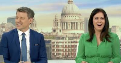 Good Morning Britain’s Ben Shephard left blushing over awkward Susanna Reid nipple blunder - www.ok.co.uk - Britain