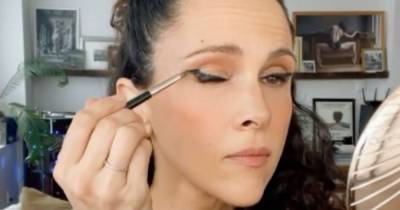 Olivia Wilde's make-up artist shares a clever way to make sure your liquid eyeliner never smudges - www.ok.co.uk
