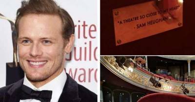 The Lyceum Theatre dedicate a seat to Sam Heughan after fundraiser in his name raises over £50,000 - www.msn.com