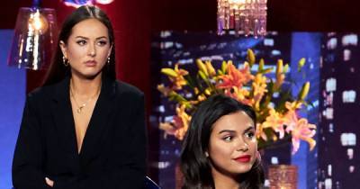 ‘Bachelor’ Contestants Abigail and Brittany Joke About Wearing the Same Dress While Sitting Next to Each Other During ‘Women Tell All’ - www.usmagazine.com