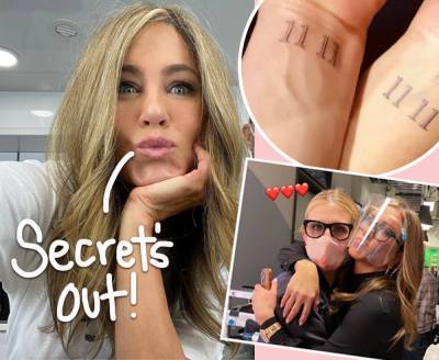 The Meaning Behind Jennifer Aniston's Famous '11 11' Tattoo Revealed! - perezhilton.com