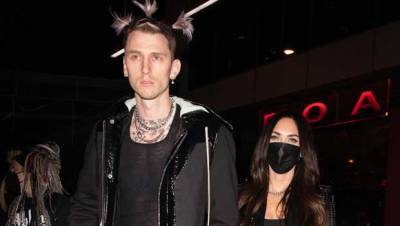 Machine Gun Kelly Rocks 3 Pink Pigtails With Megan Fox On Double Date With Mod Sun Avril Lavigne - hollywoodlife.com