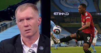Manchester United great Paul Scholes praises Anthony Martial display vs City but highlights mistake striker made - www.manchestereveningnews.co.uk - Manchester