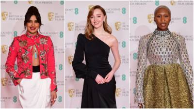 Priyanka Chopra, Phoebe Dynevor, Cynthia Erivo and More Must-See Looks From the 2021 BAFTA Awards - www.etonline.com - Britain - county Hall