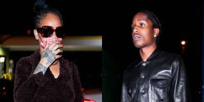 Rihanna & A$AP Rocky Step Out For Dinner at Delilah Together - www.justjared.com - Los Angeles - New York