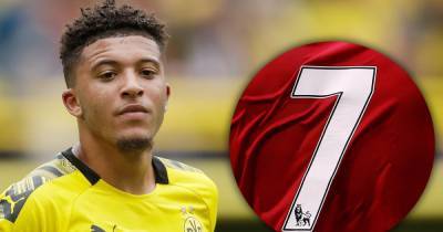 The shirt numbers available to Jadon Sancho if he completes Manchester United transfer - www.manchestereveningnews.co.uk - Manchester - Sancho