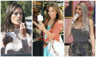 10 Celebrities enjoying ice cream in honor of Dia Internacional del Helado day - us.hola.com - Spain - USA - Mexico - Italy - Argentina