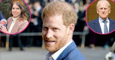 Prince Harry Met Cousin Princess Eugenie’s Newborn Son After Arriving in London for Prince Philip’s Funeral - www.usmagazine.com - London